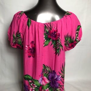 Aloha Fashion Tops - Aloha Fashion Women’s Hawaiian Floral Top Aloha Fashion Tops - Aloha Fashion Women’s Hawaiian Floral Top